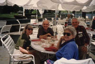Cooperstown Reunion - 1996
L to R: Sue Ann Rodgers; Fran Rodgers, `54; Mary Battista Streeter, `55; Fran Streeter, `55
