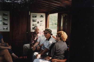 Cooperstown Reunion - 1996
L to R: Fran Streeter, `55; Harold Smith, `53; Barbara VanHorne Smith
