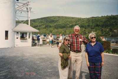 Cooperstown Reunion - 1996
L to R:  Sue Ann Rodgers; Fran Streeter, `55; Mary Battista Streeter, `55
