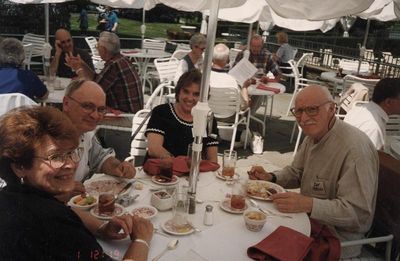 Cooperstown Reunion - 1996
L to R: Barbara Smith; Harold Smith, `53; Nancy Centra; Joe Persico, `52
