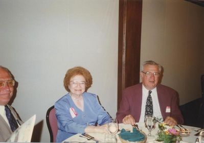 Lake Mohonk Reunion - 1997
L to R; Harry Johnson, `51; Louise Hahn Egert, `55; Herb Egert, `53
