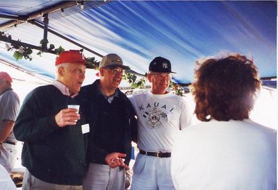 Reunion 1999 - Albany
L to R: Ray Champlin, `52; Unknown; Tom Yole, `52
