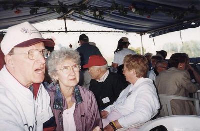 Reunion 1999 - Albany
L to R: Ray and Marece Gibb, `53; (background) Ray and Anne Champlin, `52 
