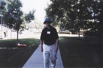 2002 Saratoga Springs Reunion
Identity unsure.  Help!:
George Wood?, `54 or Hal Smith?, `53
