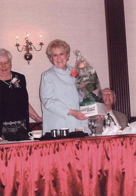 2003 Albany Reunion
Alice Potter, wife of Edward Potter's nephew, Edward Potter III; Edward Potter III is at the right seated.
