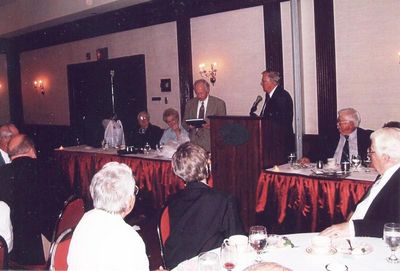 2003 Albany Reunion
Unidentified Awardee and Paul Ward, `53

