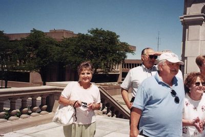 2004 Syracuse Reunion
At Syracuse University.
Joanne Krchniak; Milan Krchniak, `53; Ted Bayer, `51; Jeanne Bayer
