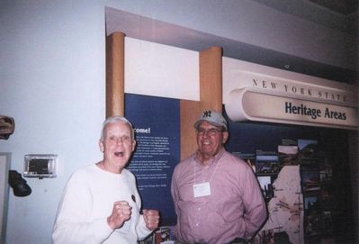 2004 Syracuse Reunion
At Erie Canal Visitors Center
Bob Sage, `55 and John Centra, `54

