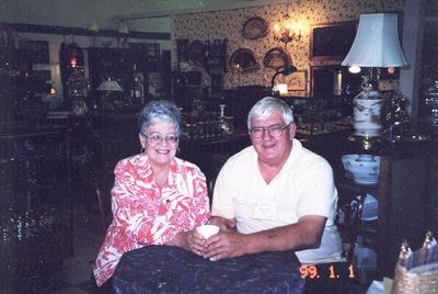 2005 Mayville Reunion
Marcia and Jim Sweet, `56, at Antique Shop
