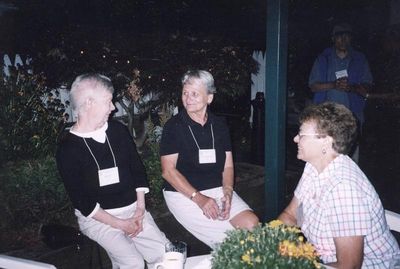 2005 Mayville Reunion
Marie Burns; Kate Loucks Johnson, `51; and Mary Anne Fitzgerald Lanni, `52
