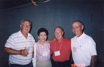 2005 Mayville Reunion
Herb Egert, `53; Cathy and Bob Giammatteo, `53; Hal Smith, `53

