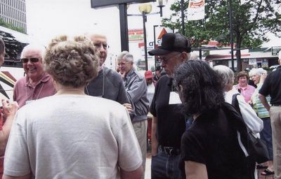 2006 Reunion 75th Anniversary AquaDucks Tour
Group at Quackenbush Square waiting for the "Ducks"
