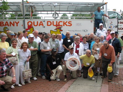 Aqua Ducks Tour 75th Anniversary 5
Ready for the ride.  Who goes first?
