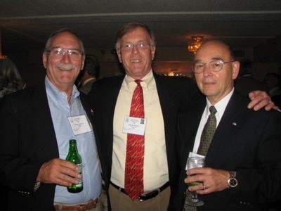 2006 Reunion 75th Anniversary 1963 1964 1965
George Nigriny, Jr., `64; Gary Penfield, `63, and Pat Pearson, `65, at the Banquet.
