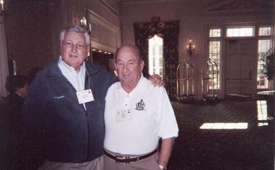 Cooperstown 2007 Finnen and DeMichiell
As Jim Finnen puts it, "Two young men from Highland Falls," Bob DeMichiell and Jim Finnen at the Otesaga Inn.
