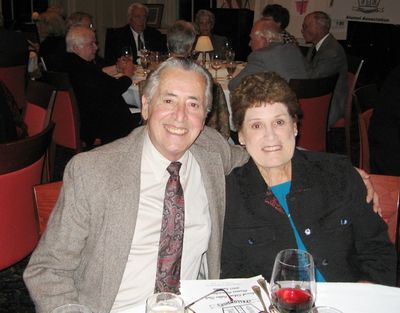 Cooperstown 2007 Gugliemones
Tito and Virginia Guglielmone, 1957, at the Otesaga Banquet.
