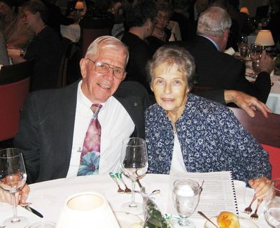 Cooperstown 2007 Leahys
Austin (Ozzie) and Joyce Leahy 1957 at the Otesaga Banquet
