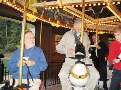 Cooperstown 2007 Empire State Carousel
Al Lederman, Tito Guglielmone and Joanne Lederman at the Empire State Carousel
