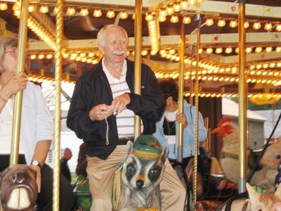 Cooperstown 2007 Empire State Carousel
Joe McCormack on the Empire State Carousel 
