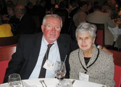 Cooperstown 2007 McEvoys
Bernie and Barbara Strack McEvoy 1957 at the Otesaga Banquet
