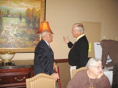 Tom Benenati and Bill Lindberg
Tom Benenati `53 and Bill Lindberg `55
