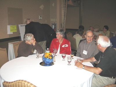 Bentons and Robbins
L to R: Mary Robbins; June Benton; Bernie Robbins `57; John Benton `57
