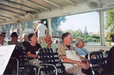 Canandaigua Reunion 2008
Boat Trip
Foreground: Carlton and Elsa Coulter; 
Behind: Marcia and Jim Sweet
In back: Pat Yole; Art and Pam Calabrese Weigand
