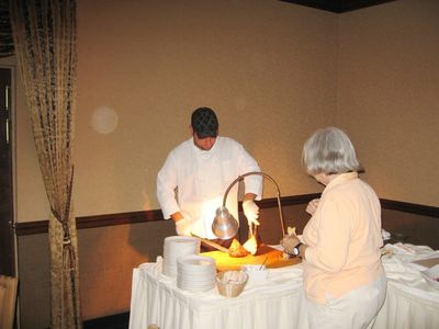Carving Station at Reception
