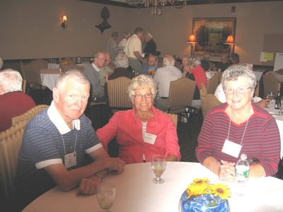 Ross and Karen Dailey and Pat Graves
Ross and Karen Dailey, and Pat Graves at the Reception.
Keywords: Dailey 1958
