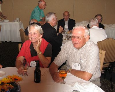 Harold and Kathryn Johnson at the Reception
Harold Johnson, `51 and Kathryn Loucks Johnson, `51
Keywords: johnson 1951