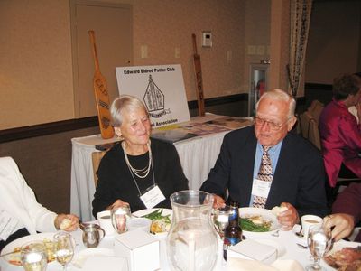Harold and Kathryn Johnson at the Banquet
Harold Johnson, `51 and Kathryn Loucks Johnson, `51
Keywords: johnson 1951