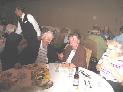 Joe McCormack; Bea Finnen; and Arline Wood at the Reception
Joe MCCormack, `53; Bea Lehan Finnen, `54; and Arline Lacy Wood, `54
