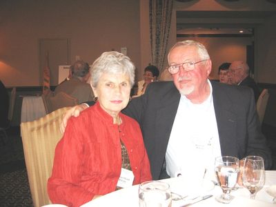 Barbara and Frank McEvoy at the Banquet
Bernard F. McEvoy, `57 and Barbara Strack McEvoy, `57
