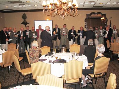 Potter Chorus at the Banquet - Ron Graves, Conductor
Potter Chorus, Ron Graves, `58,  Director
Keywords: potter chorus graves