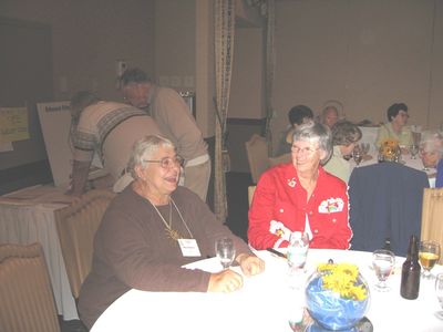 Mary Robbins and June Benton
