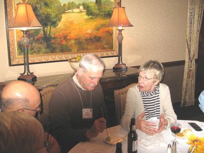 Dan and Mildred Schultz at the Reception
Dan Schultz, President, `62; and Mildred Fletcher Schultz, `63
Keywords: schultz fletcher 1962 1963