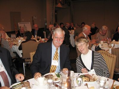 Dan and Mildred Schultz at the Banquet
Dan Schultz, President, `62 and Mildred Fletcher Schultz, `63
Keywords: schultz fletcher 1962 1963