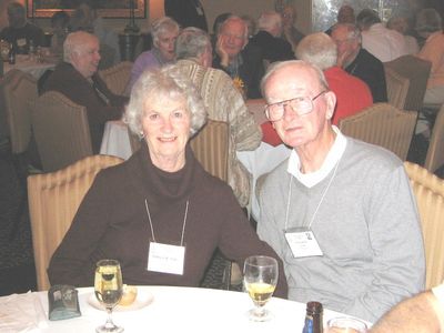 Tom and Pat Yole at the Reception
Tom Yole, President, `52 and Pat Yole 
Keywords: yole president 1952