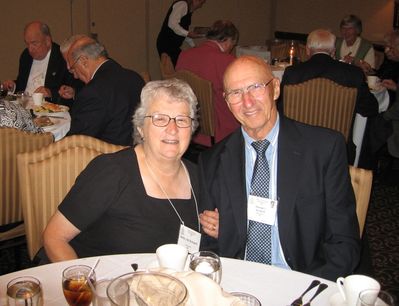 George and Sally Schaertl at the Banquet
George Schaertl, `52; and Sally Litz Schaertl, `53
Keywords: schaertl 1952 1953