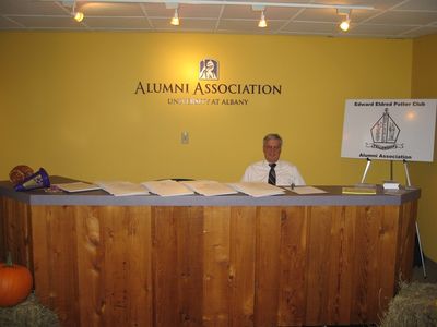 Registration Open for Business
Doug Davis, `69, manning the registration table.
