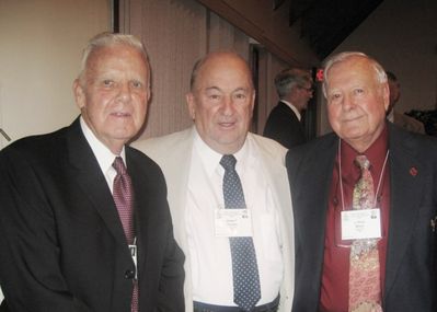 Banquet: Past Presidents
Robert Sage, `55; James Finnen, `54, and J. Paul ward, `53

