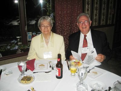 2010 Banquet 1953 1955
Herbert Egert, `53 and Louise Hahn Egert, `55 

