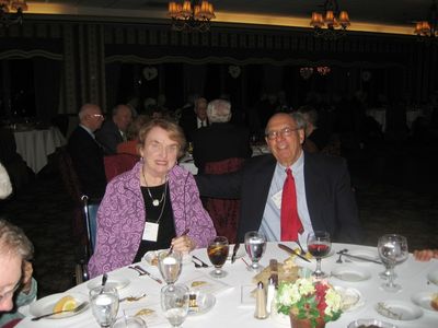 2010 Banquet 1954
John and Nancy Centra, `54
