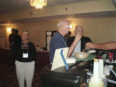 Friday Evening Reception
Kathryn Loucks Johnson, 51; George Wood, 54; Bob Sage, 55
