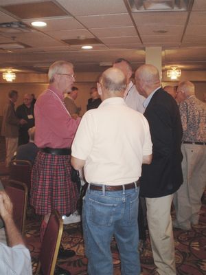 Friday Evening Reception
Clockwise from the left: Bob Benton, 64; Henry Maus, 62; Eric Kafka, 60; Pat Pearson, 65
