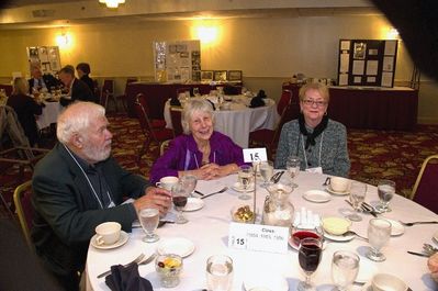 Saturday Banquet
Gerry Holzman, 54; Arlene Holzman; Barbara Persico
