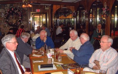 2009 Albany Luncheon at 76 Diner, April 22
L to R: Doug Davis; Paul Reagan; Jim Panton; Claude Palczak; Bob Umholtz; Fred Culbert
