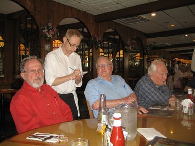 2012 Albany Luncheon at 76 Diner, May 16
L to R: Gene McLaren, `45; Bob Umholtz, `51; Jim Panton, `53
