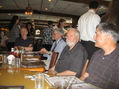 2012 Albany Luncheon at 76 Diner, May 16
L to R: Anton Salecker, `66; Doug Davis, `69; Paul Ward, `53; Gerry Leggieri, `68
