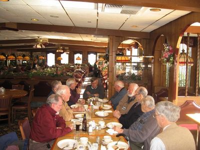 2012 Albany Luncheon at 76 Diner, October 17
L to R:  (Photos taken by Jack Higham, `57); Gene McLaren, `45; Jim Panton, `53; Carl Coulter, `35; Fred Culbert, `65; John Schneider, `65; Bob Umholtz, `51; Paul Ward, `53; Ken Doran, `39; Milan Krchniak, `53; Doug Davis, `69

Next Luncheon, April 17, 2013 at 76 Diner.
